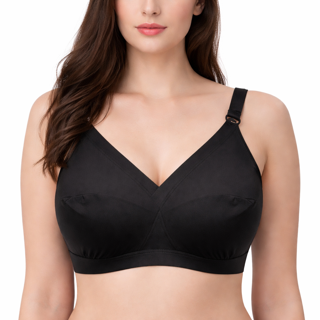 Pack of 2 Women’s Cotton Bras – Soft, Breathable, Wire-Free Daily Comfort