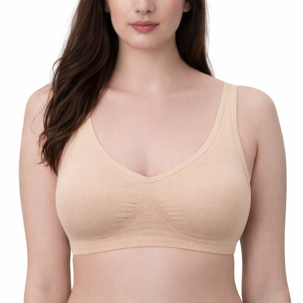 Pack of 2 Women’s Sports Bras – Soft, Breathable, Wire-Free Daily Comfort